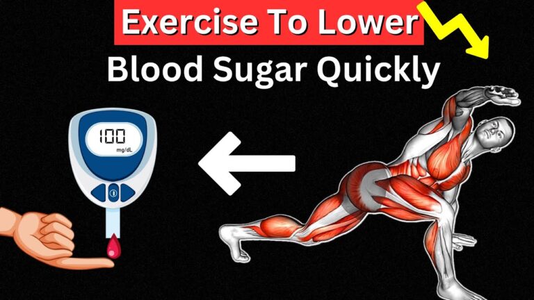 How to Lower High Blood Sugar Quickly Through Exercise